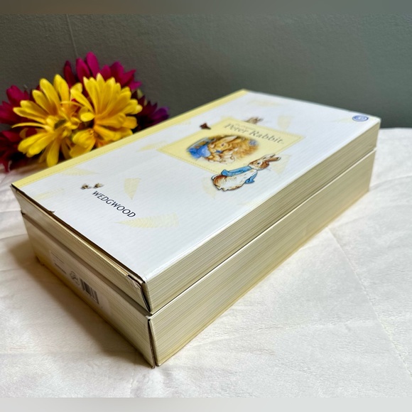 2006 Wedgwood Original PETER RABBIT Porcelain 3pc Dish Set By Beatrix Potter - Picture 12 of 12